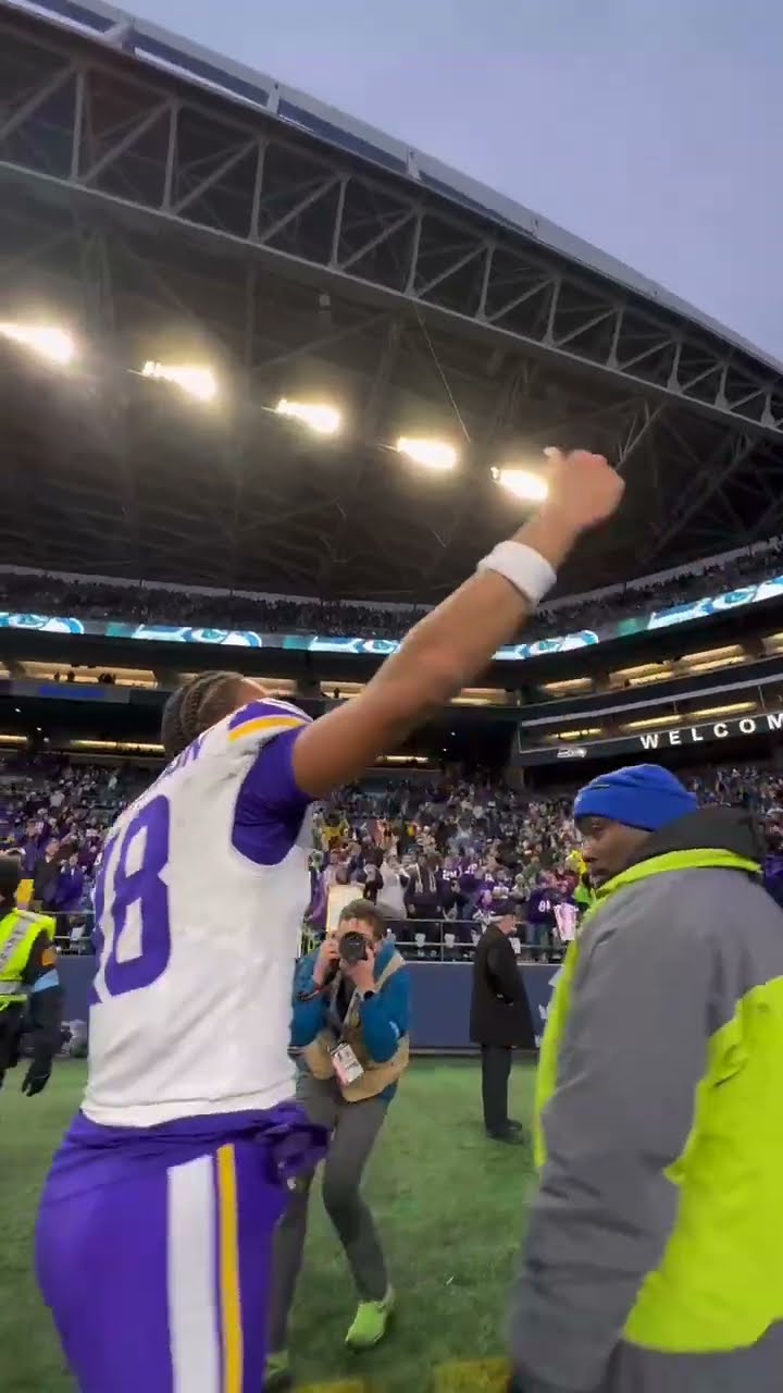 Justin Jefferson after Huge Game vs. Seahawks ?